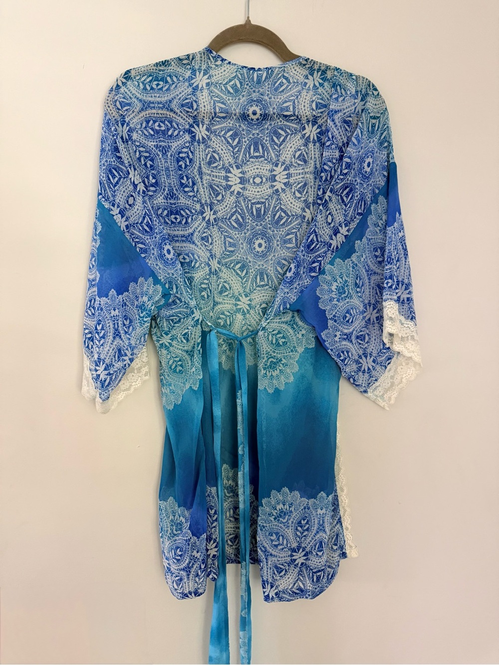 In Bloom by Jonquil Kimono Robe Boho Lace Fairy S/M - Picture 4 of 7